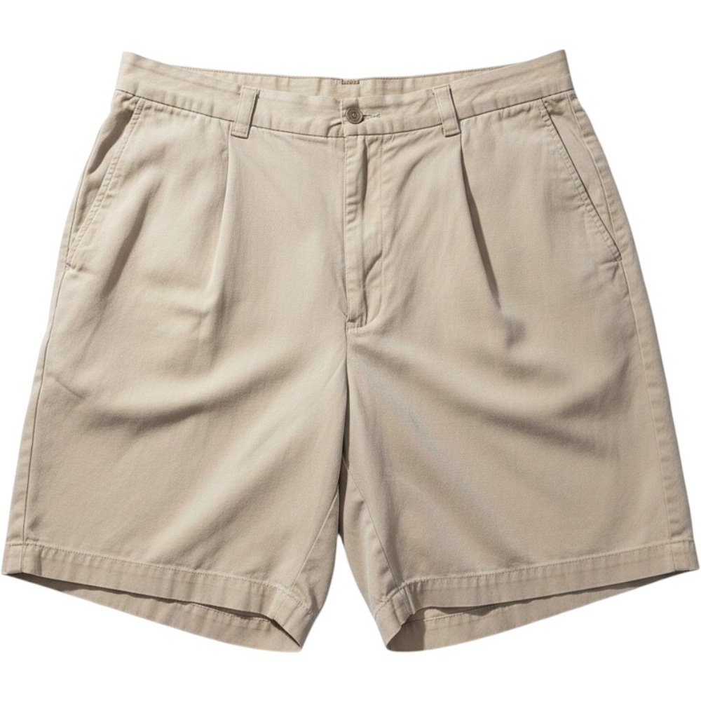 Tommy‎ Bahama Relax Pleated Silk Shorts Mens 38 Tan Khaki RN 86549
